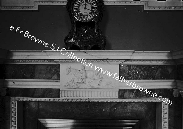 CASTLETOWN HOUSE  DINING ROOM FIREPLACE